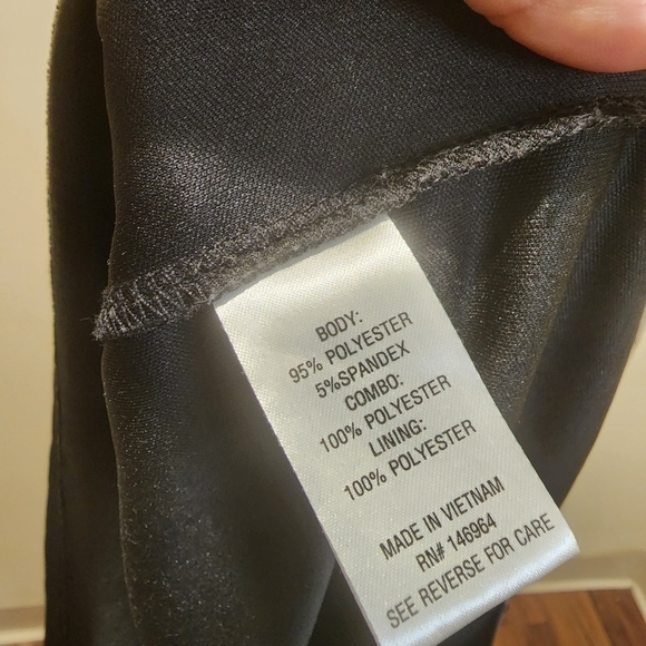 ROBI BEE women's plus size maxi sleeveless shirred neck black and white size XL - Picture 12 of 13